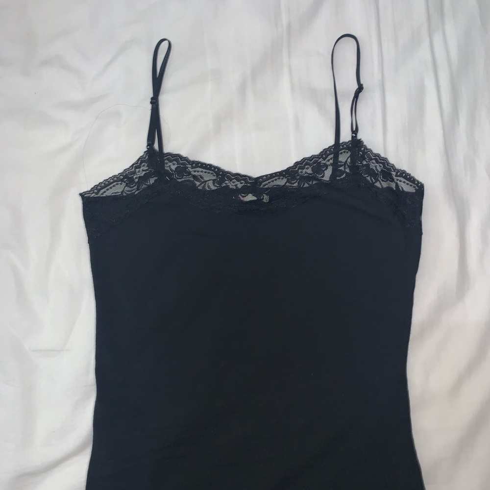 Sexy black vintage Lace cami